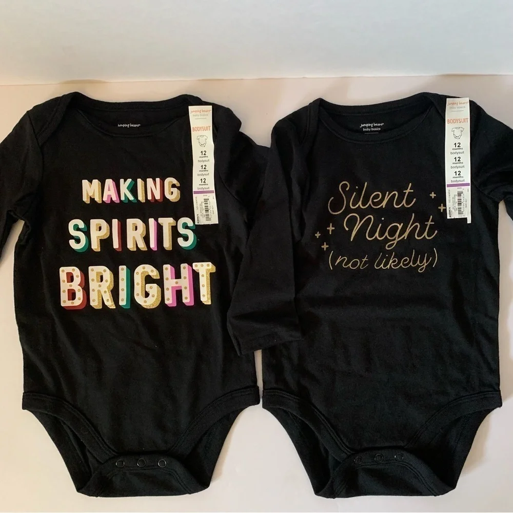 🌸NWT. CARTER’S Black Holiday One Piece Set